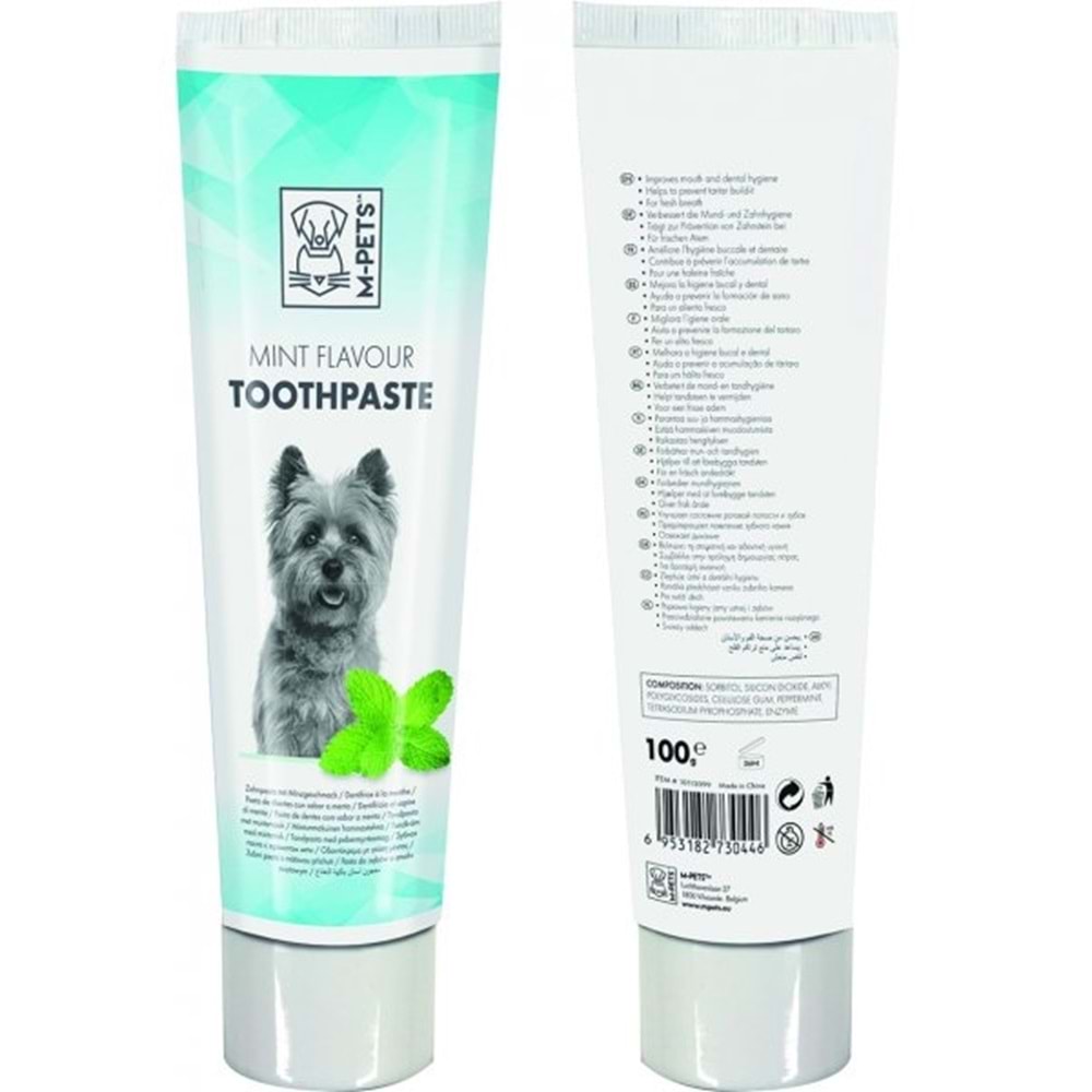 M PETS KÖPEKLER İÇİN DİŞ MACUNU NANELİ 100GR