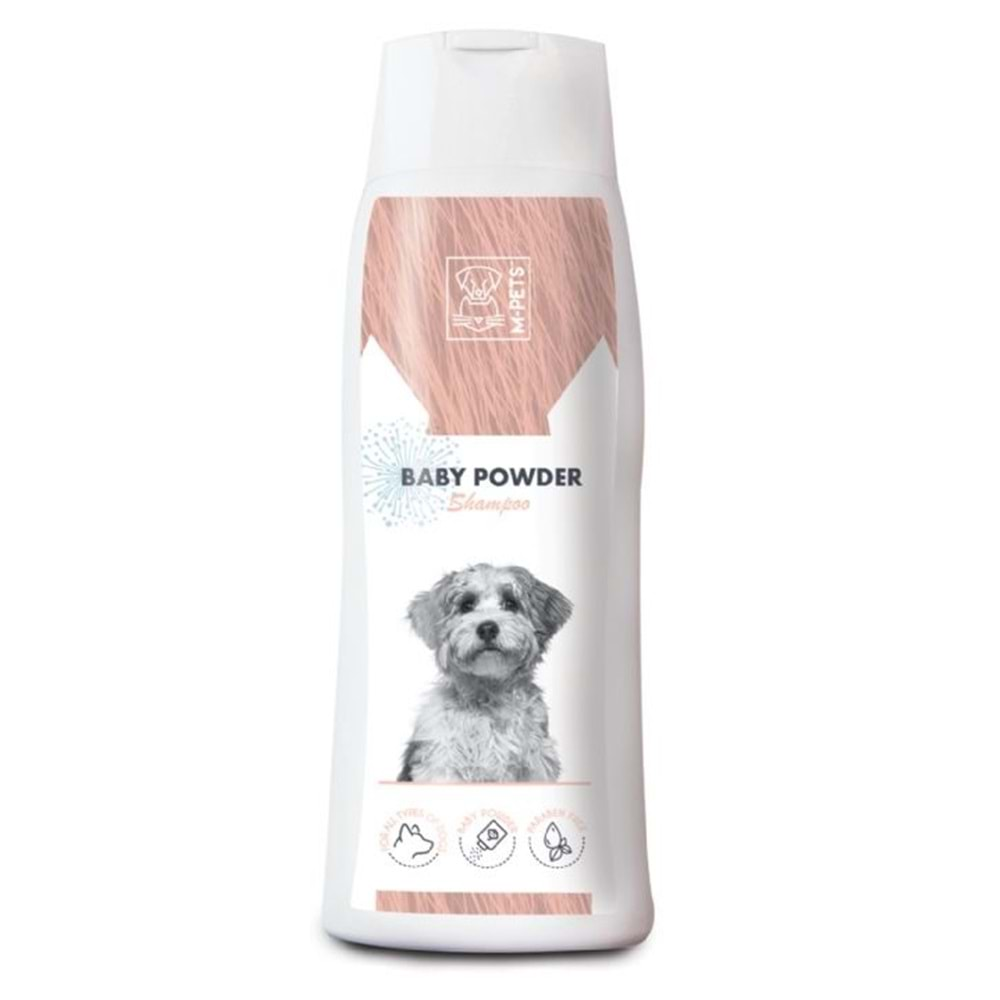 MPETS DOG SHAMPOO BABY POWDER 250ML