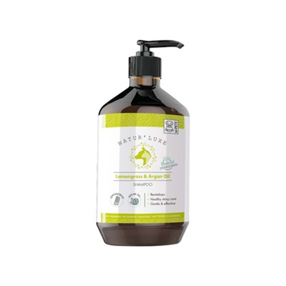 MPETS NATURLUXE DOG SHAMPOO LEMONGRASS & ARGAN OIL 500ML