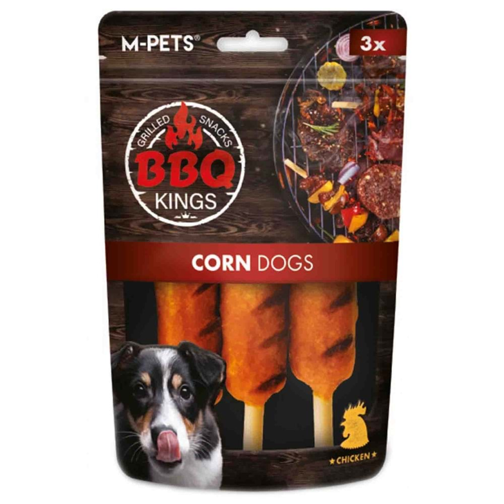 M-PETS BBQ KINGS CORN DOGS CHICKEN ÖDÜL 90GR