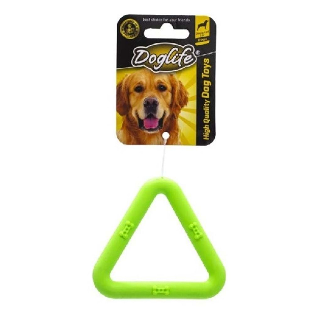 DOGLİFE KÖPEKLER İÇİN KAUÇUK TRIANGLE OYUNCAK