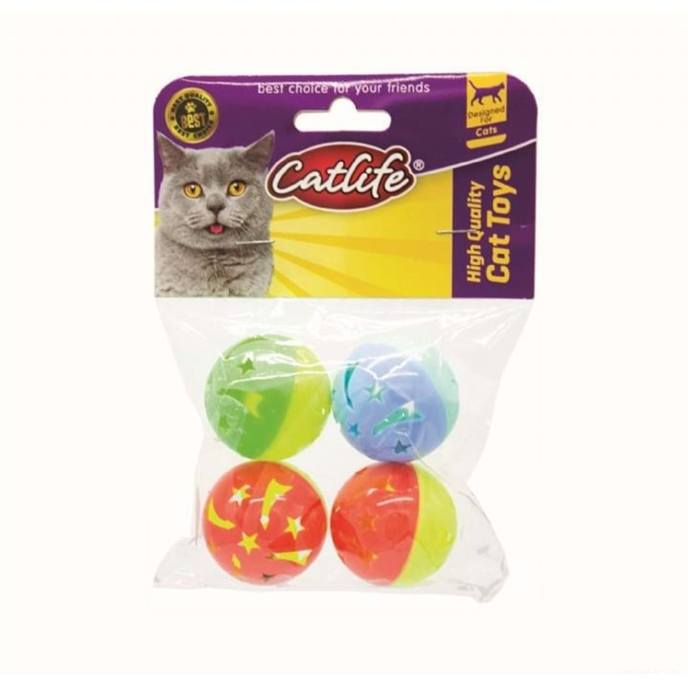 CATLİFE ZİLLİ KEDİ OYUNCAĞI 4LÜ PAKET