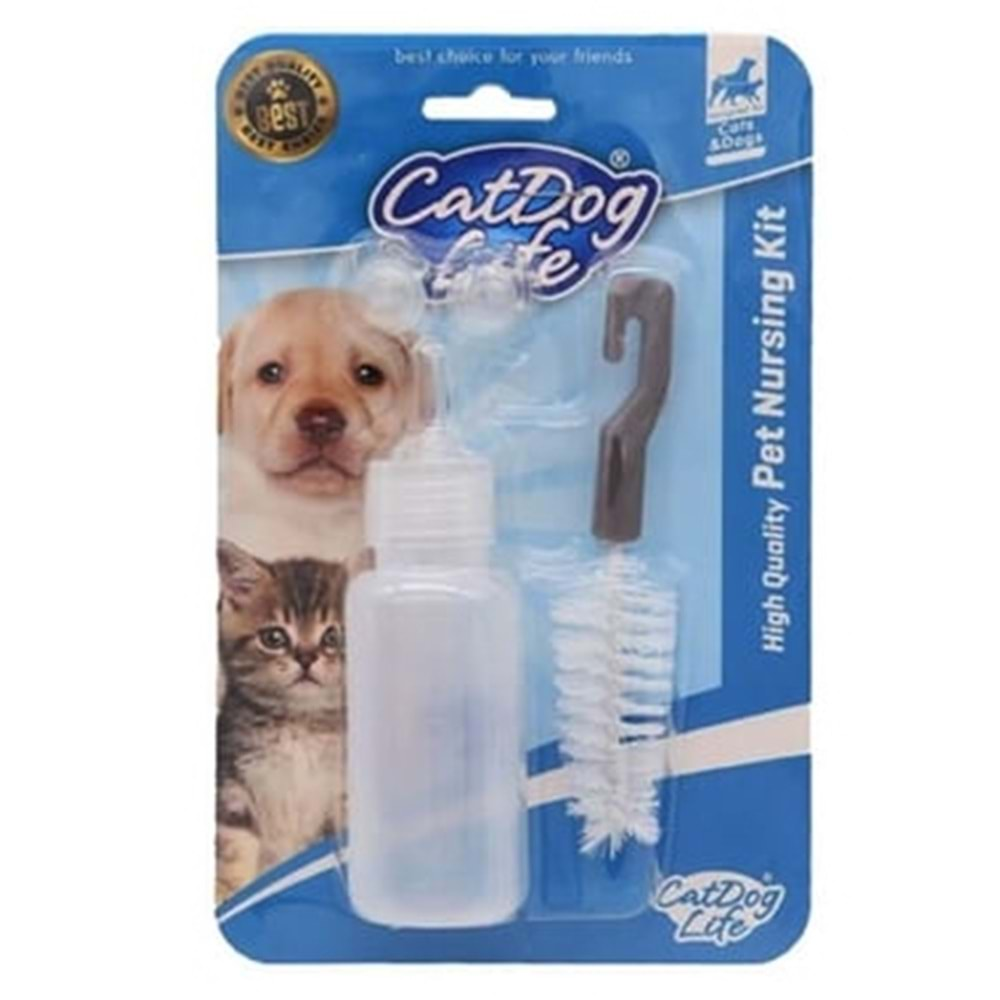 CAT/DOGLİFE YAVRU KEDİ KÖPEK BİBERON SETİ 60ML