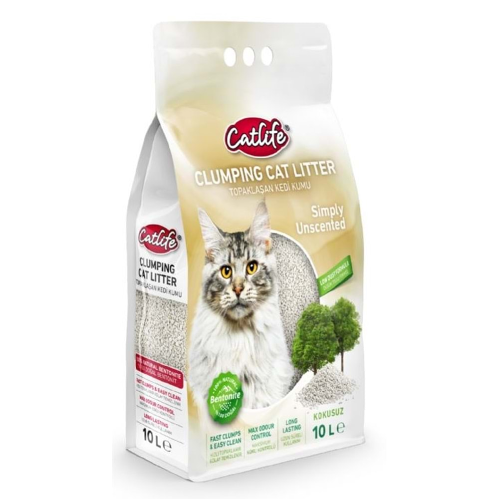 CATLİFE NATURAL KEDİ KUMU 10 LT