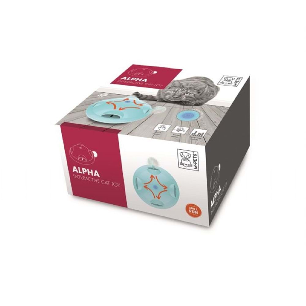M-PETS ALPHA İNTERAKTİF KEDİ OYUNCAĞI BLUE
