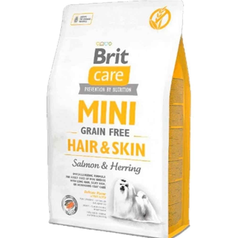 BRIT CARE MINI G-F HAIR & SKIN 2 KG