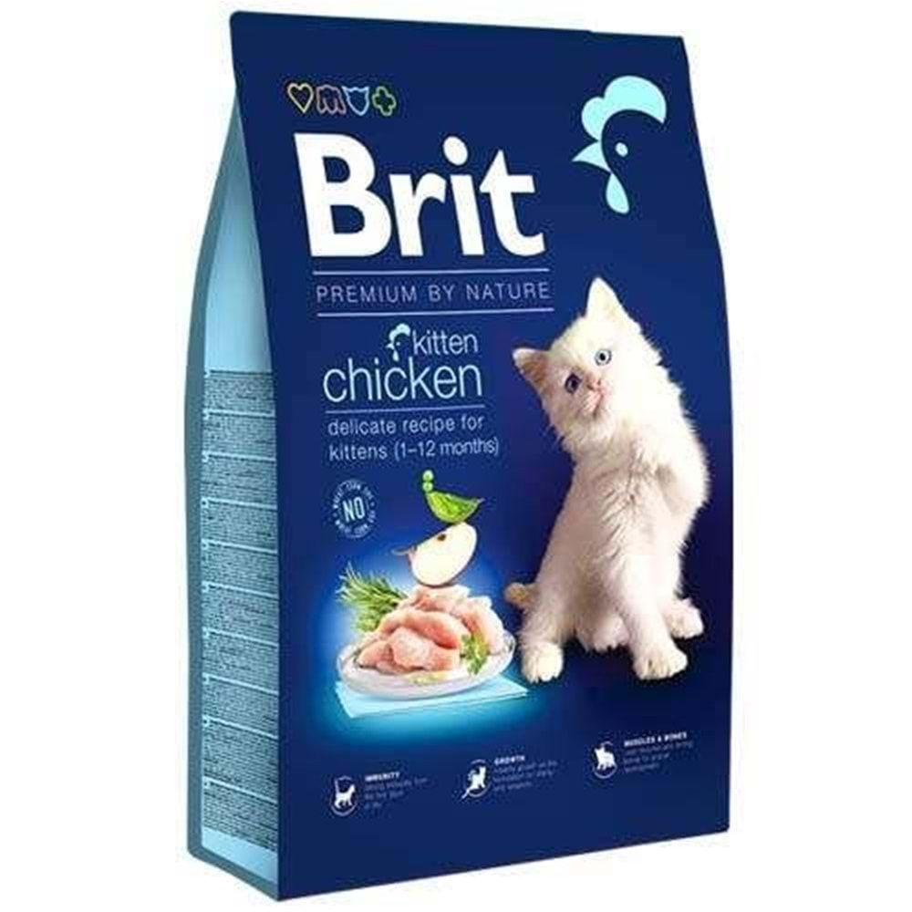 BRIT PREMIUM BY NATURE CAT KITTEN CHICKEN 8KG