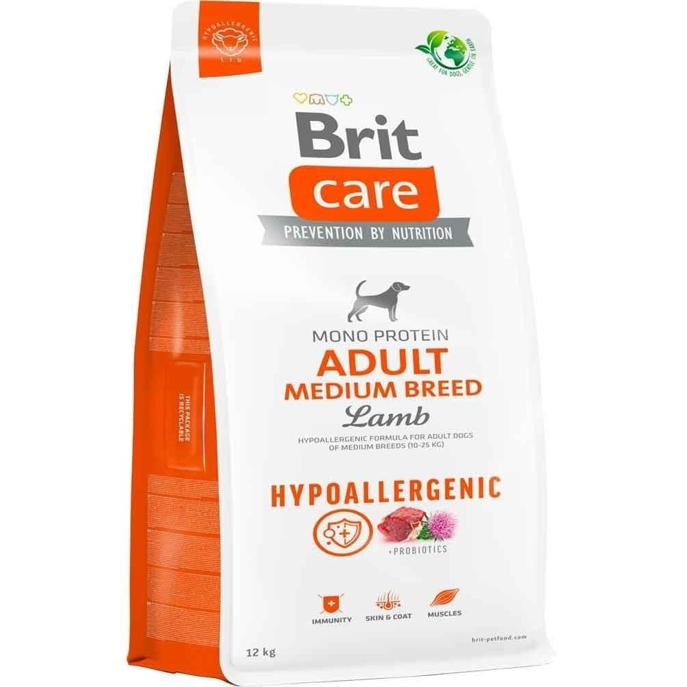 BRIT CARE DOG HYPO ADULT MEDIUM BREED 12 KG