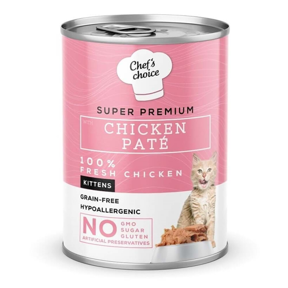 NEW CHEFS CHOICE KITTEN CHICKEN PATE 400 GR