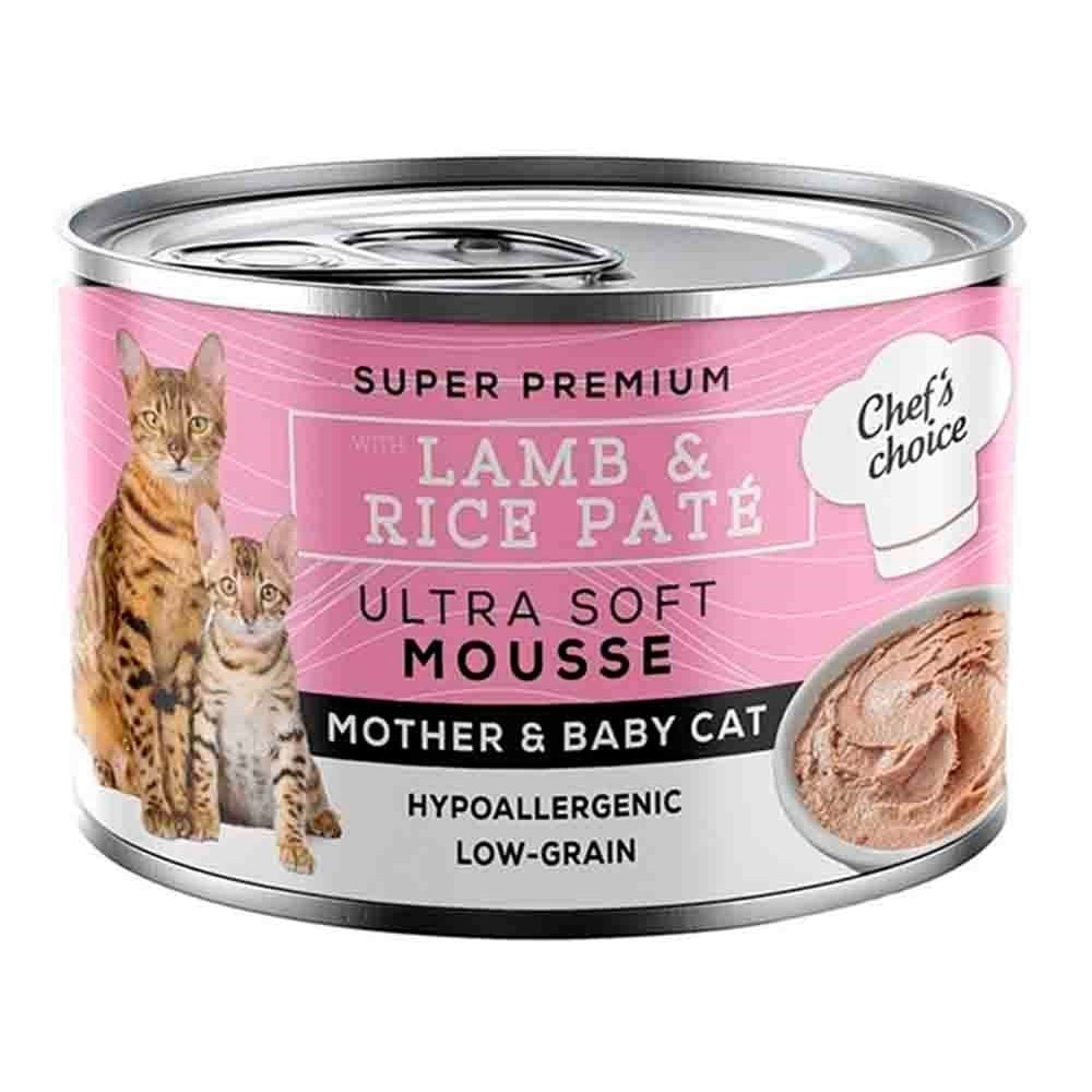 NEW CHEFS CHOICE MOTHER&BABY CAT SOFT MOUSSE 200GR