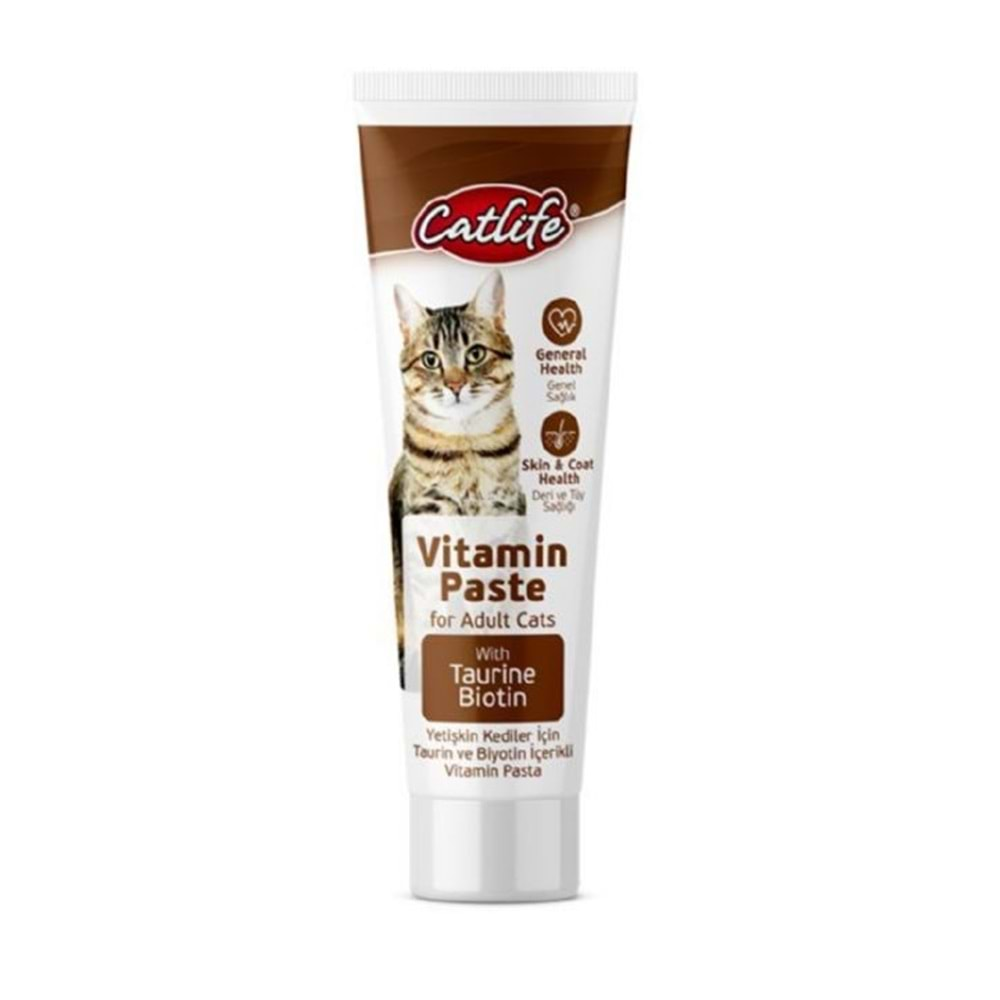 CATLİFE YET.KEDİ VİTAMİN PASTE 100ML