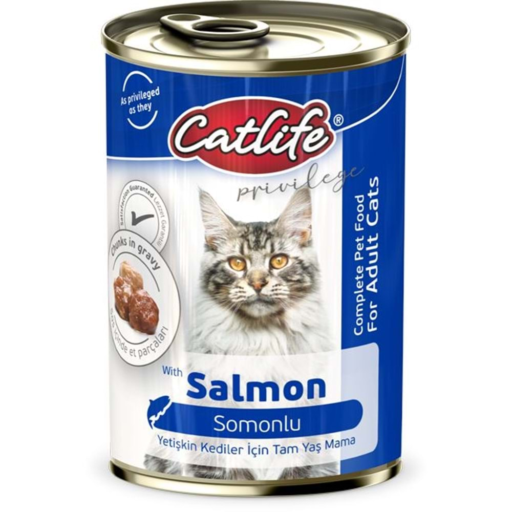 CATLİFE SOMONLU KEDİ KONS.400 GR