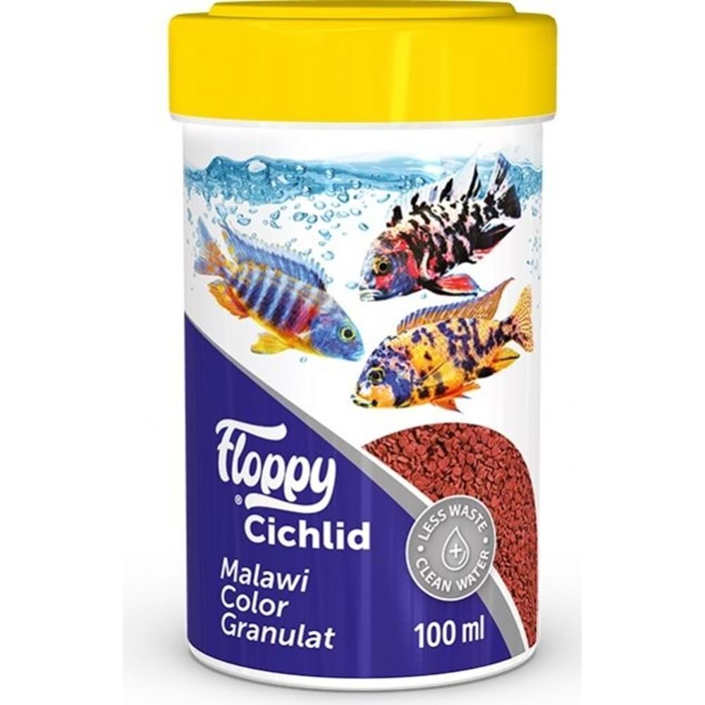 FLOPPY CICLID MALAWI COLOR GRANULAT 100ML