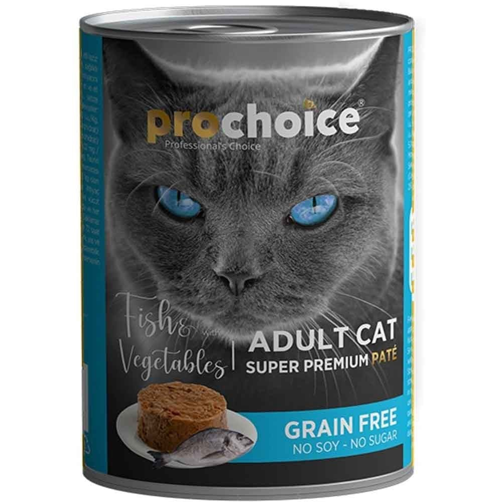 PROCHOICE ADULT CAT FISH&VEGETABLES 400 GR PATE