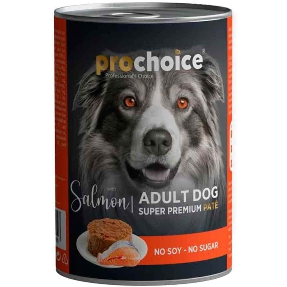 PROCHOICE ADULT DOG SALMON&RICE 400GR PATE