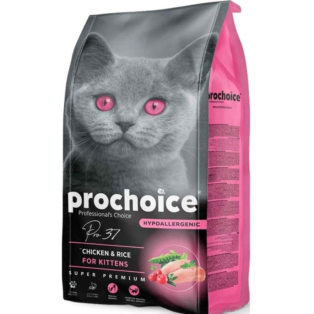 PROCHOICE CAT PRO 37 KITTEN CHICKEN & RICE 15 KG