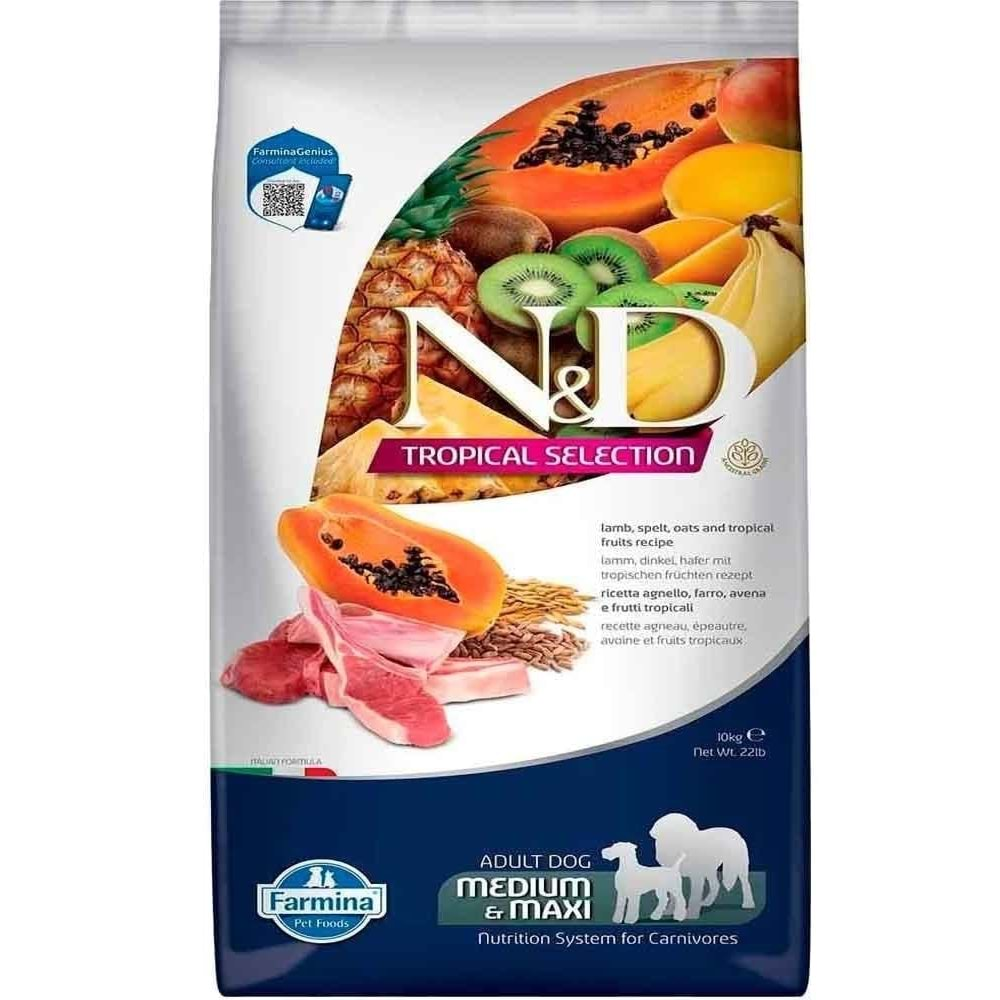 N&D DOG TROPİCAL SELECTİON LAMB ADULT 10 KG