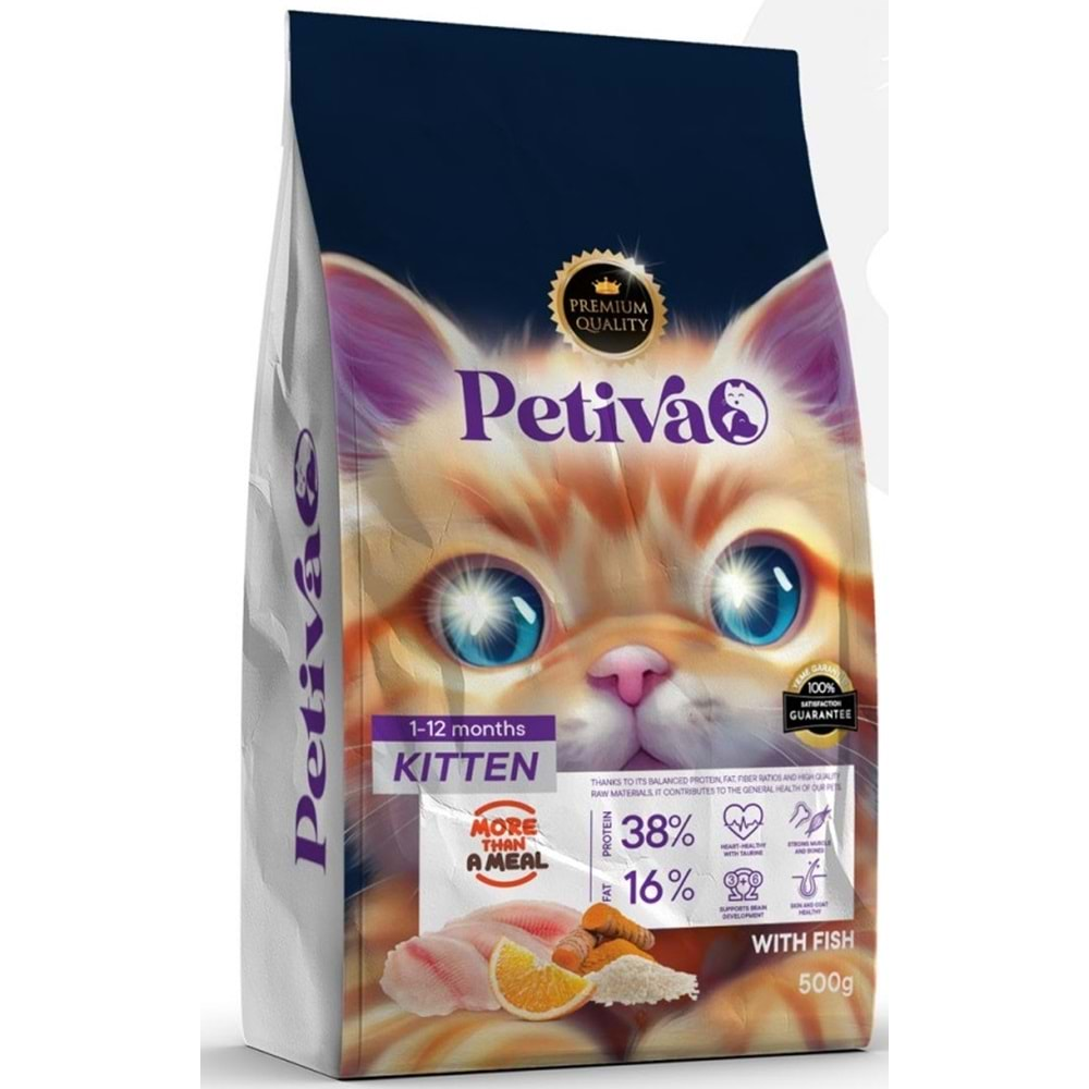 PETİVA BALIKLI YAVRU KEDİ M. 1,5KG