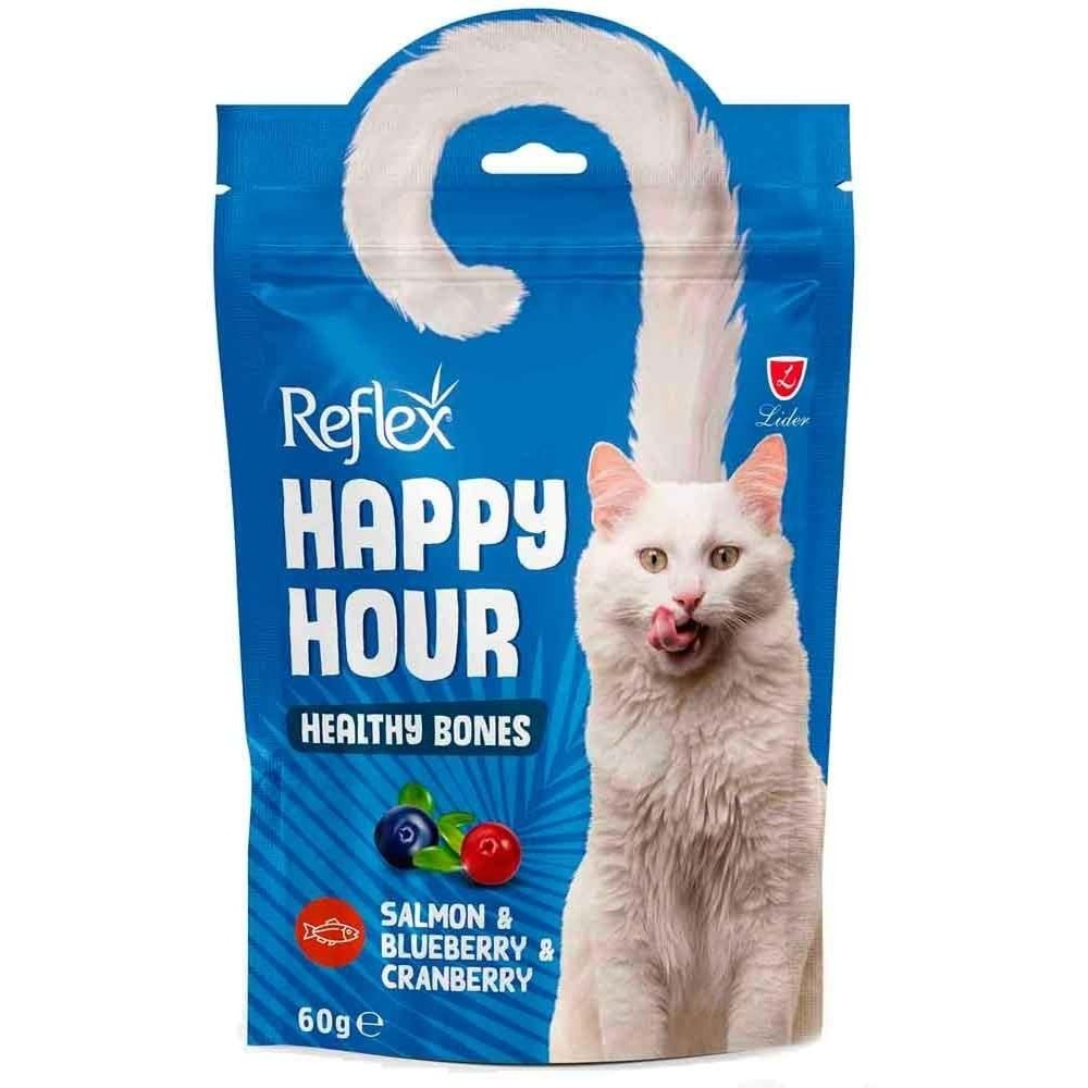 REFLEX HAPPY HOUR SAĞLIKLI KEMİKLER İÇİN DEST.KEDİ ÖDÜL 60 GR