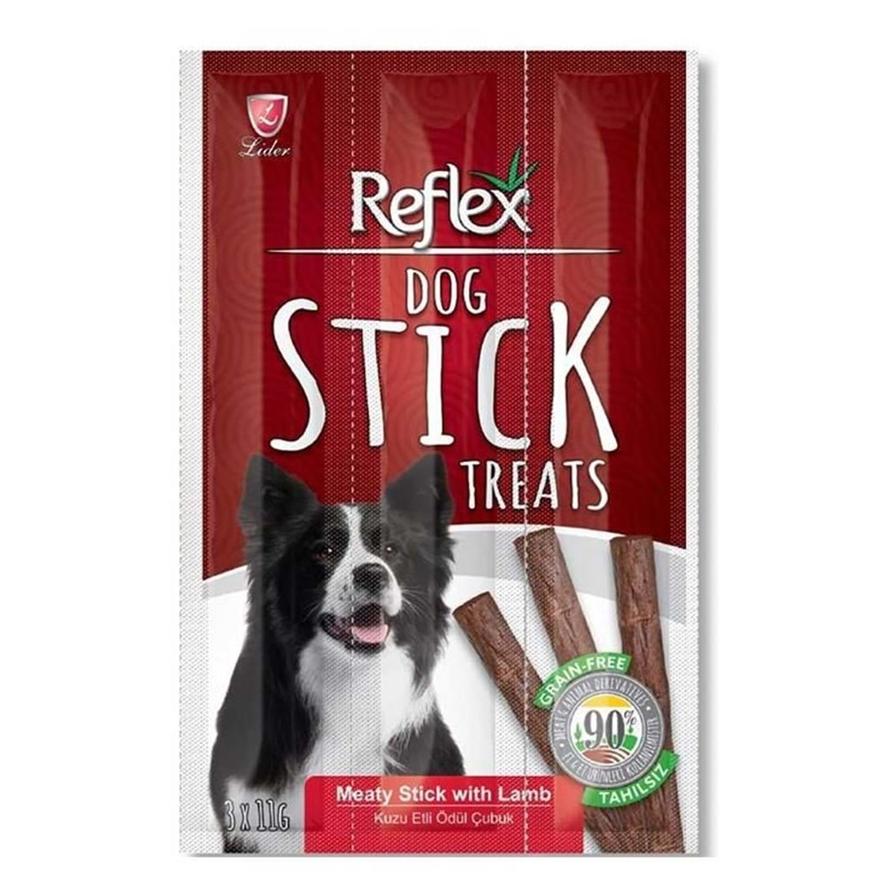 REFLEX DOG KUZU ETLİ ÖDÜL ÇUBUK 3*11GR