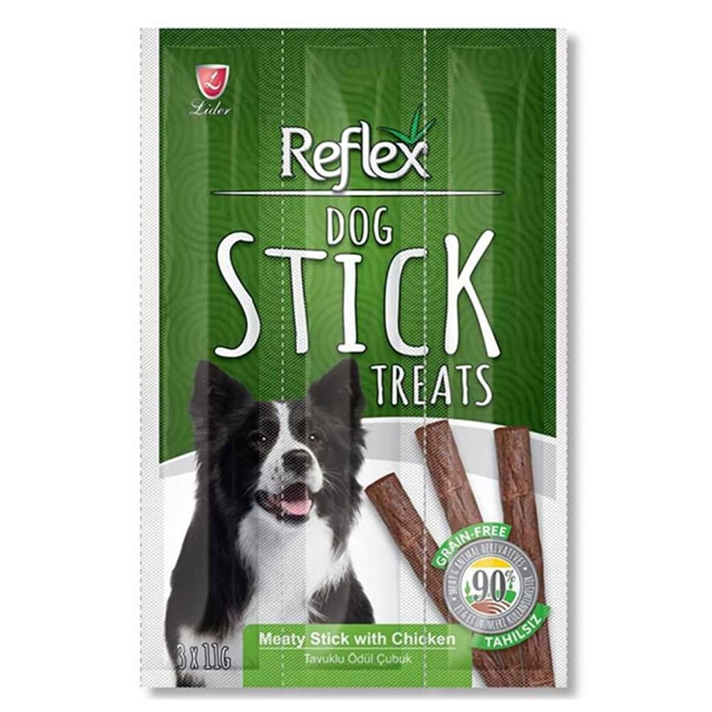 REFLEX DOG TAVUK ETLİ ÖDÜL ÇUBUK 3*11GR