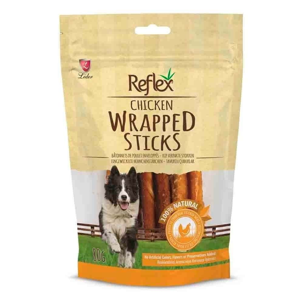 REFLEX KÖPEK TAVUK PARÇALI ÇUBUK 80 GR