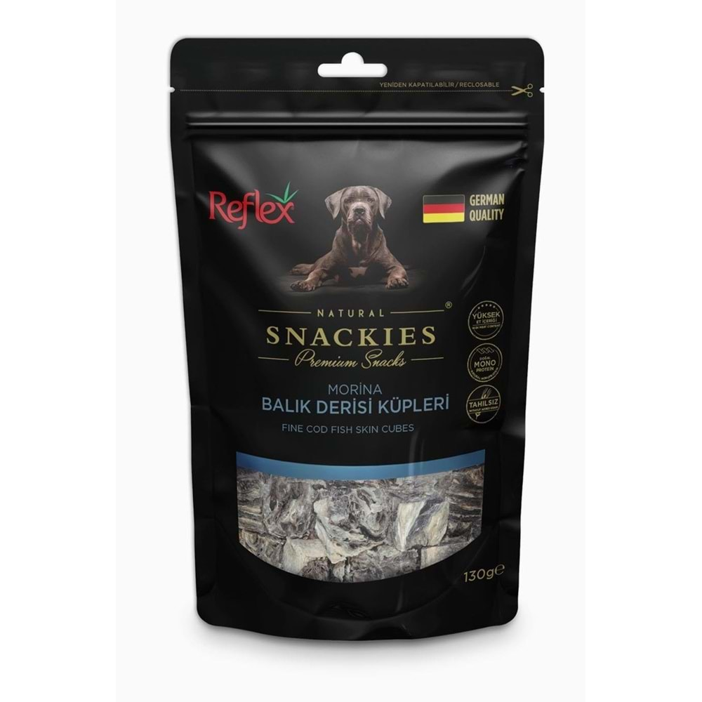 REFLEX SNACKIES MORİNA BALIK DERİSİ KÜPLERİ 170GR