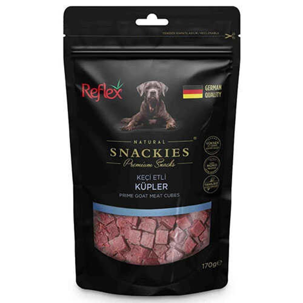 REFLEX SNACKIES KEÇİ ETLİ KÜPLER 170GR