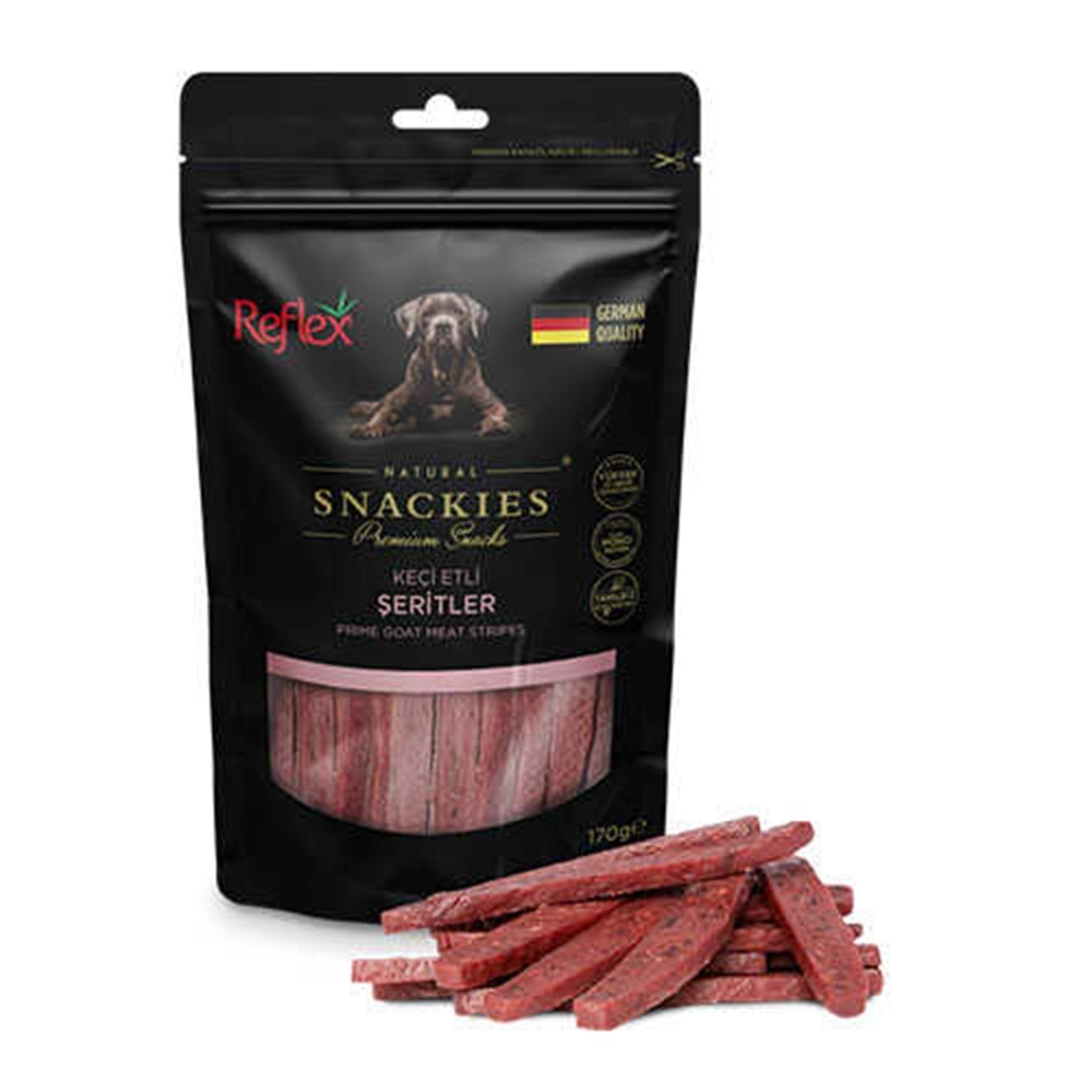 REFLEX SNACKIES KEÇİ ETLİ ŞERİTLER 170GR