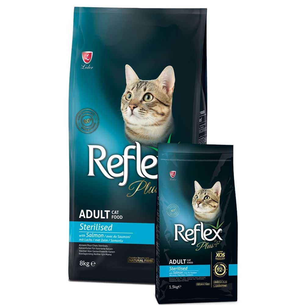 REFLEX PLUS SOMONLU KISIR YETİŞKİN KEDİ MAMASI 8KG