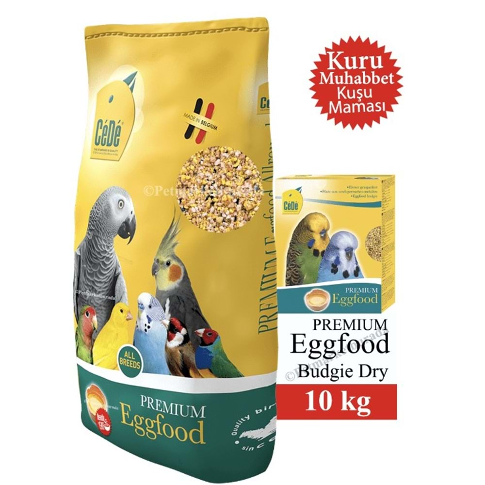 CEDE EGGFOOD DRY MUHABBET KUŞ MAMASI 10 KG