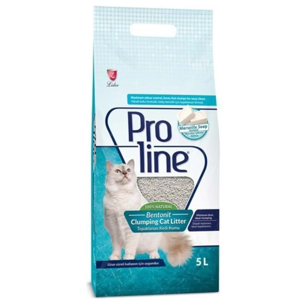 PROLİNE MARSİLYA SABUN KEDİ KUMU 5 LT