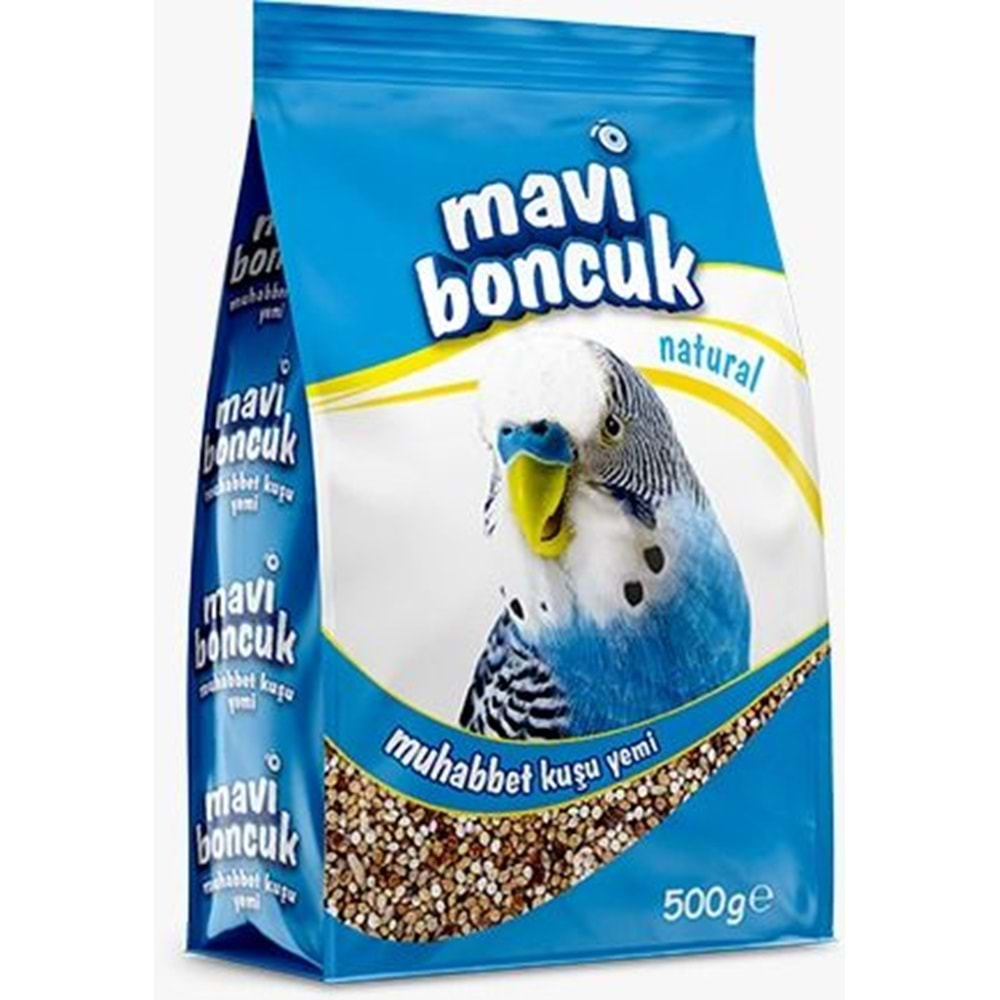 MAVİ BONCUK KABUKLU MUH.KUŞU YEMİ 500GR