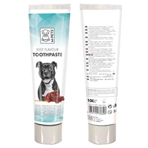 M PETS KÖPEKLER İÇİN BİFTEK AROMALI DİŞ MACUNU 100GR