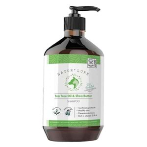 MPETS NATURLUXE DOG SHAMPOO TEA TREE & SHEA BUTTER 500ML