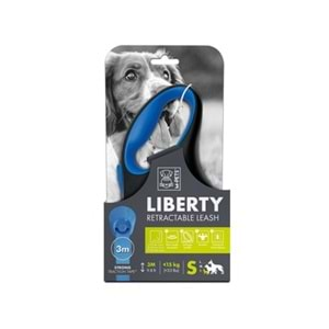 MPETS LIBERTY OTOMATİK GEZDİRME ŞERİT 3MT/BLUE (S)