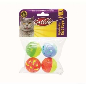 CATLİFE ZİLLİ KEDİ OYUNCAĞI 4LÜ PAKET