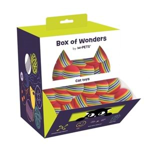 M-PETS WONDERS RAİNBOW BALL KEDİ OYUNCAĞI DISPLAY