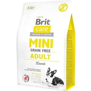 BRIT CARE MINI G-F ADULT LAMB 2 KG