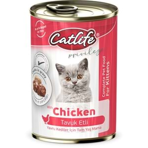 CATLİFE TAVUKLU YAVRU KEDİ KONS.400 GR