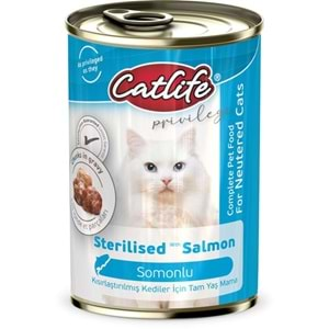 CATLİFE SOMONLU KISIR KEDİ KONS.400 GR