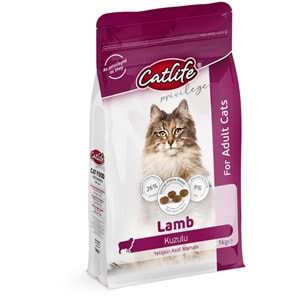 Catlife Kuzulu Yetişkin Kedi Maması 1Kg