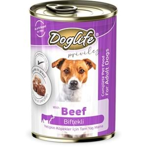 DOGLİFE BİFTEKLİ KÖPEK KONS.400GR