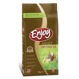 ENJOY TAVUKLU YETİŞKİN KEDİ MAMASI 15 KG