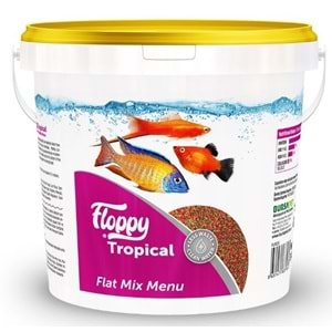 FLOPPY TROPICAL FLAT MIX MENU 3KG KOVA