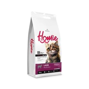 Homie Anne ve Bebek Kediler Için Kuzulu Kedi Maması 12 Kg