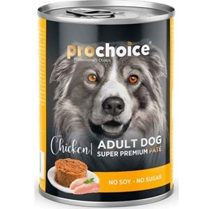 PROCHOICE ADULT DOG CHICKEN&RICE 400GR PATE