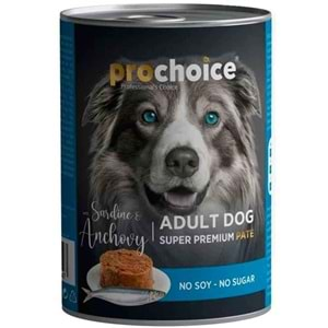 PROCHOICE ADULT DOG SARDINES&ANCHOVY 400 GR PATE