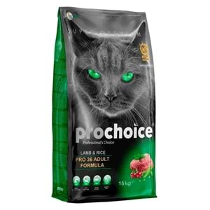 PROCHOICE CAT PRO 36 LAMB & RICE 15 KG