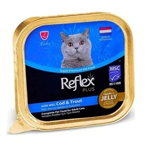 REFLEX PLUS ET PARÇACIKLI MORİNA&ALABALIK YET.KEDİ 85 GR